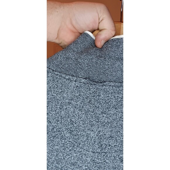 Vintage GRUMPY DWARF x FOURSOME Size XL Polo Shirt Mens Gray Melange Cotton Golf - Picture 8 of 8